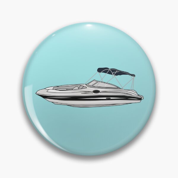 Item preview, Motorboat cartoon illustration designed and sold by Misscartoon.