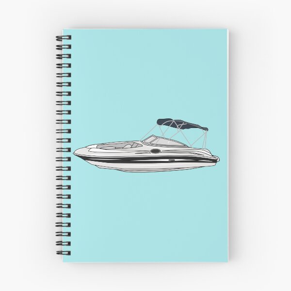 Item preview, Motorboat cartoon illustration designed and sold by Misscartoon.