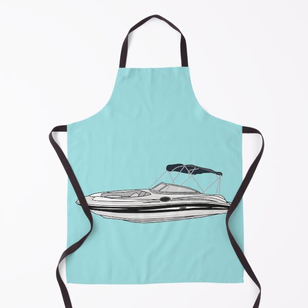 Item preview, Motorboat cartoon illustration designed and sold by Misscartoon.