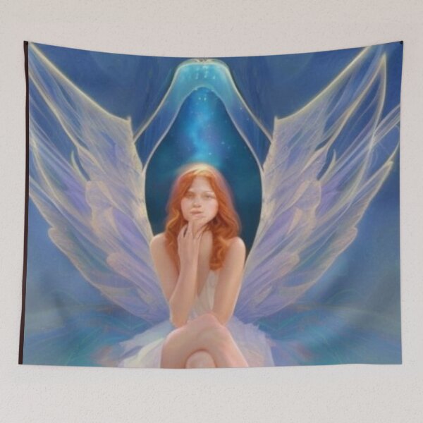 Item preview, Angel in a bright blue sky  designed and sold by AnnieHaven.