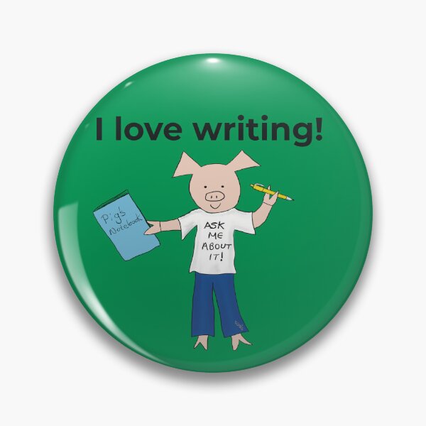 Item preview, Highlighter Green, I love writing! Left handed writer, Introverts designed and sold by PiggingJapan.