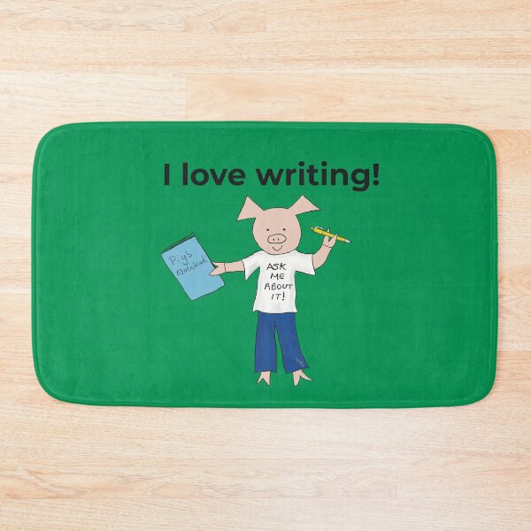 Item preview, Highlighter Green, I love writing! Left handed writer, Introverts designed and sold by PiggingJapan.