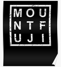 Stylish Mount Fuji Poster