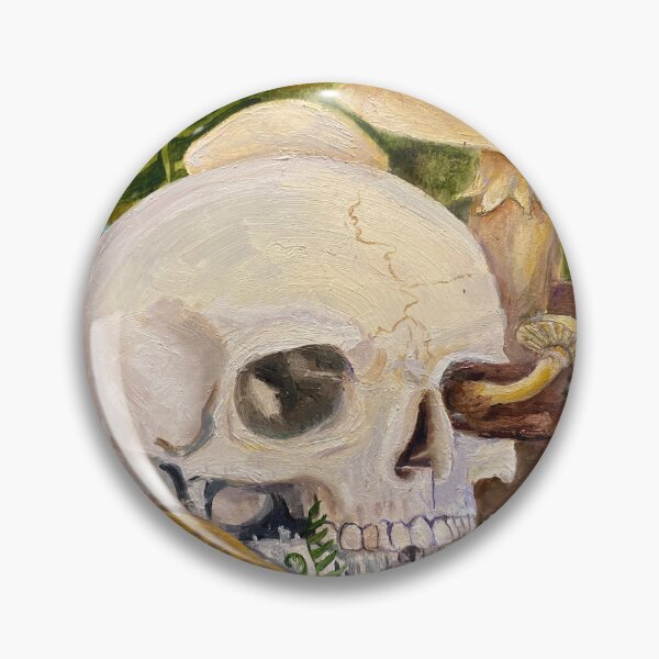 Item preview, Skull and Mushrooms designed and sold by Charlie-Jack.