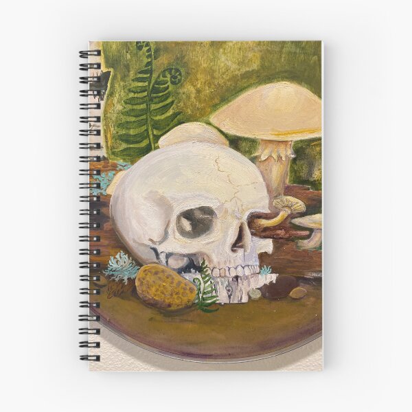 Item preview, Skull and Mushrooms designed and sold by Charlie-Jack.
