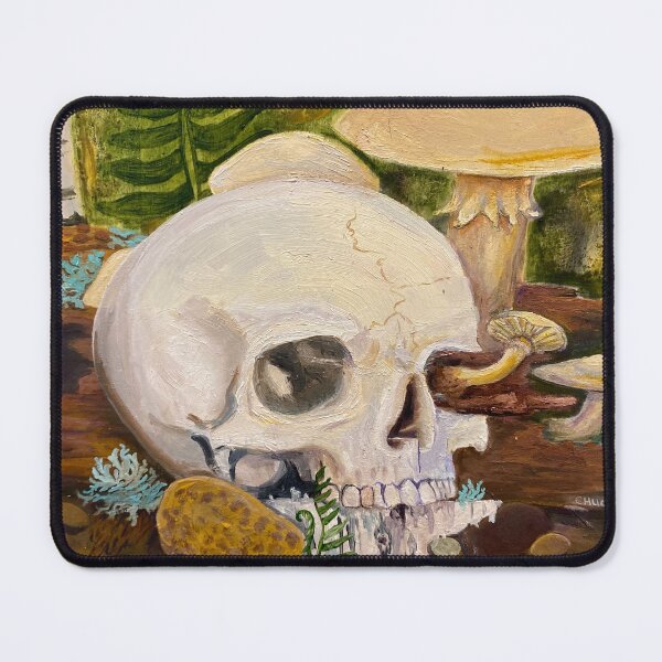 Item preview, Skull and Mushrooms designed and sold by Charlie-Jack.