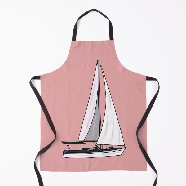 Item preview, Sailboat cartoon illustration designed and sold by Misscartoon.