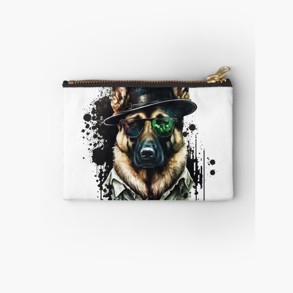 Item preview, German Shepperd K9 With Green Glasses And Hat Super Realistic designed and sold by adembulut.