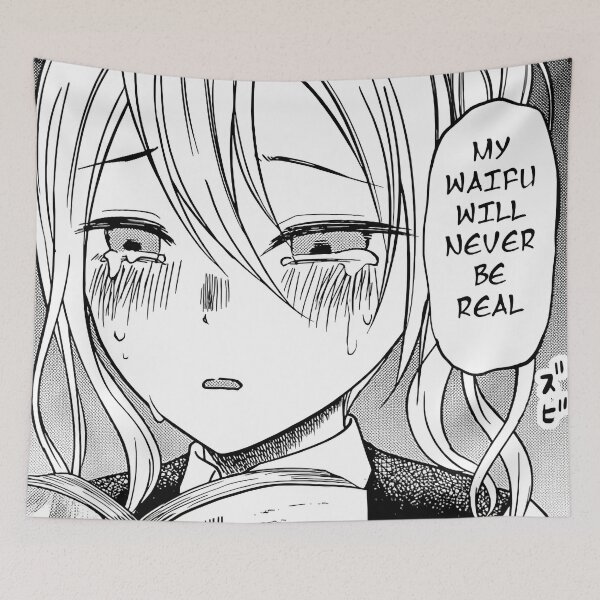 Item preview, Hayasaka My Waifu Will Never Be Real Love Is War Anime Inspired Poster Wall Art designed and sold by studiodotprints.