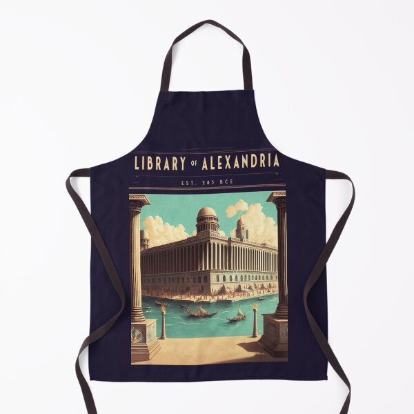 Item preview, Library of Alexandria - Vintage Travel Poster designed and sold by Boundliss.
