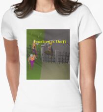 Runescape Taxation is theft Women's Fitted T-Shirt