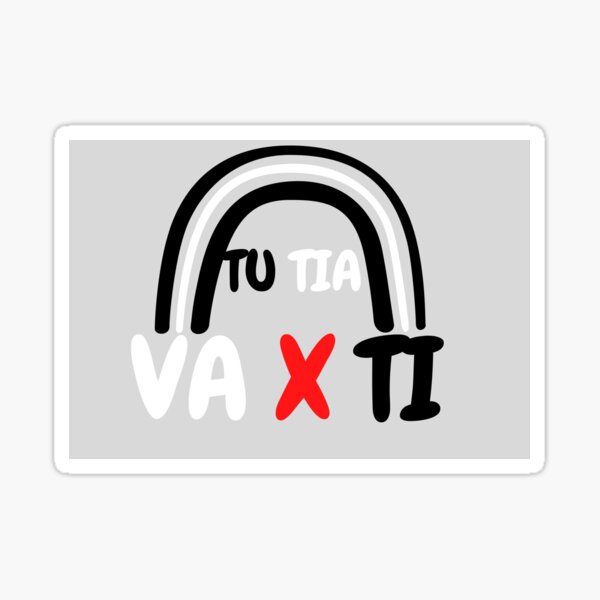 Vista previa del artículo con la obra «TU tia va por ti, tia, hermana, voy, corriendo,», diseñado y vendido por thanksgracias.