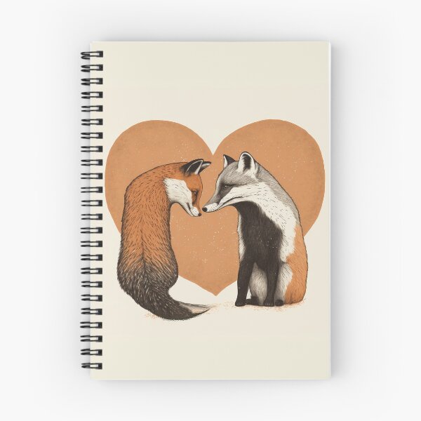 Item preview, Romantic foxes designed and sold by paintdust.