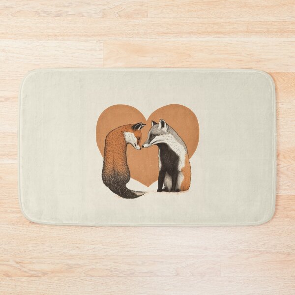 Item preview, Romantic foxes designed and sold by paintdust.