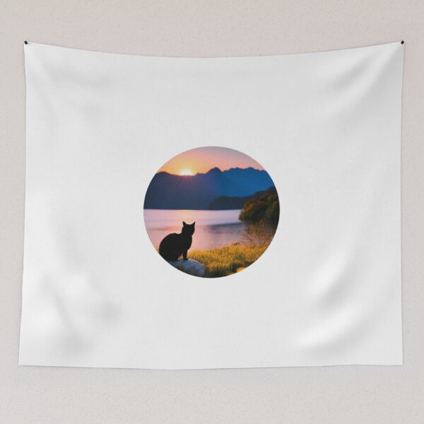 Item preview, Cat watch sunset designed and sold by sheelashop.