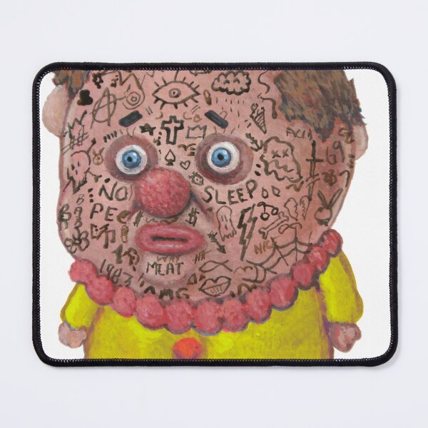 Item preview, Copy of NoPe the Clown | Original | Circus Clown with Face Tattoos yellow belly 2| Inked Glory Fool Prince | no sleep designed and sold by Tyler Tilley.