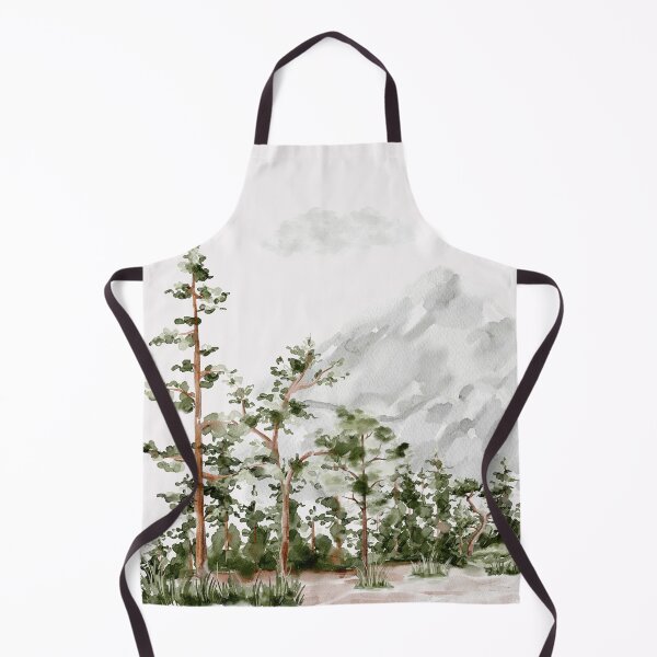 Item preview, Watercolor Mountain and Forest designed and sold by Nature Hues.
