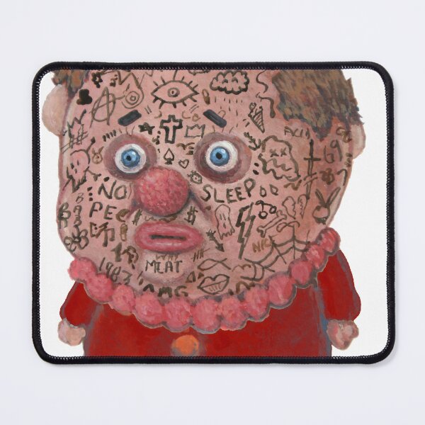 Item preview, Red Belly NoPe the Clown | Original | Circus Clown with Face Tattoos | Inked Glory Fool Prince | no sleep designed and sold by Tyler Tilley.