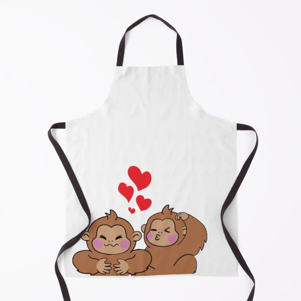 Item preview, Monkey Love - Funny Valentines Pun designed and sold by LMoonDesigns.