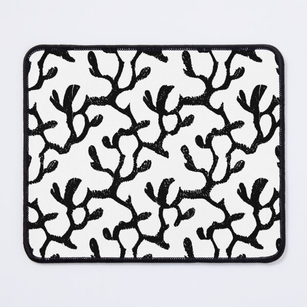 Item preview, Black And White Abstract Organic Coral Branch Repeating Pattern designed and sold by TMBTM.