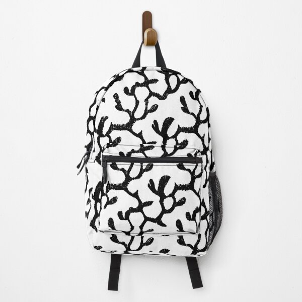Item preview, Black And White Abstract Organic Coral Branch Repeating Pattern designed and sold by TMBTM.
