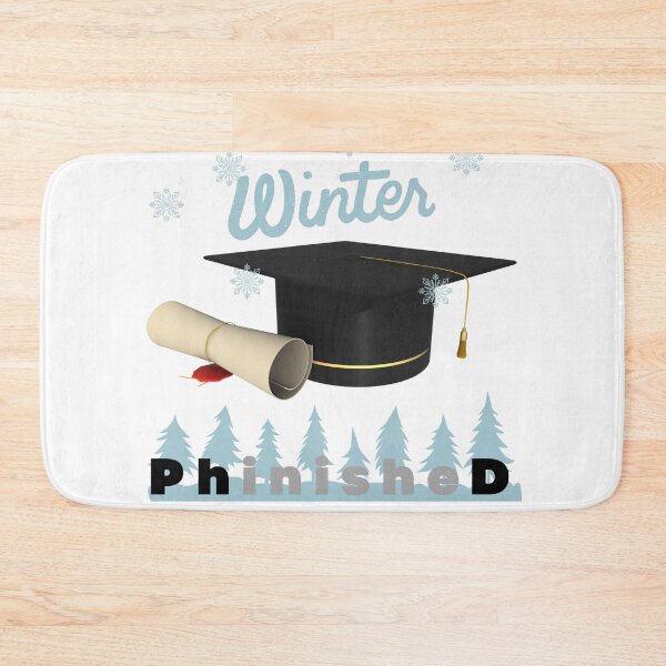 Item preview, PhD Finished doctorate in winter - celebration of graduation from university designed and sold by Lady-Frost.