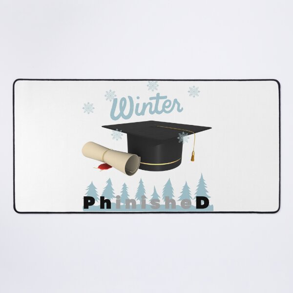 Item preview, PhD Finished doctorate in winter - celebration of graduation from university designed and sold by Lady-Frost.