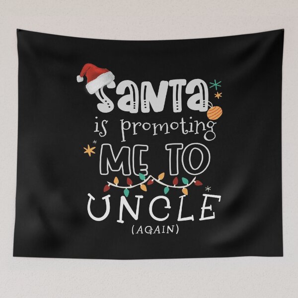 Item preview, Christmas Gifts for Uncle, Promoted To Uncle Again design designed and sold by Merchking1.