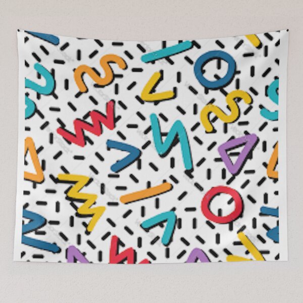 Item preview, 80s Retro Squiggles  designed and sold by xxxLemonade™ Designs.