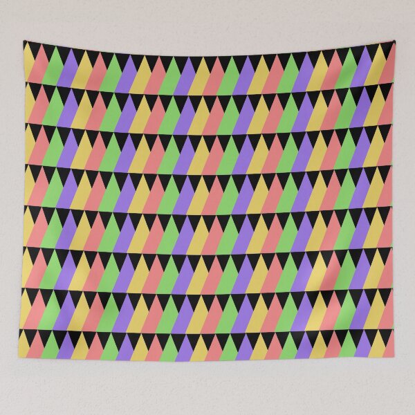 Item preview,  Triangles multicolor pattern designed and sold by cutecrazytshirt.