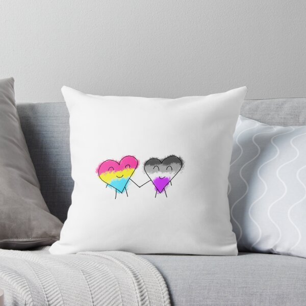 Item preview, Valentines Day Doodle Asexual Pansexual designed and sold by ECKDesign.