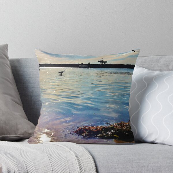 Item preview, Great Heron and Pelican in the Harbor designed and sold by Nalinne Jones.