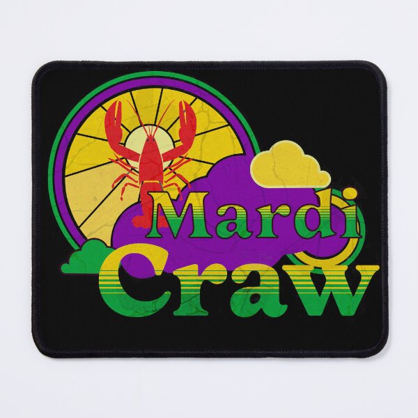 Item preview, Mardi Craw - Funny Mardi Gras - Crawfish Design  designed and sold by JustincredibleT.