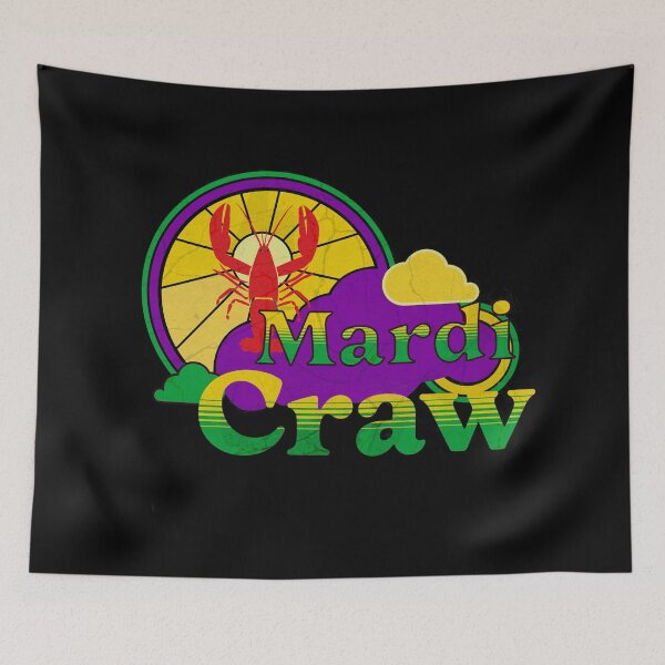 Item preview, Mardi Craw - Funny Mardi Gras - Crawfish Design  designed and sold by JustincredibleT.