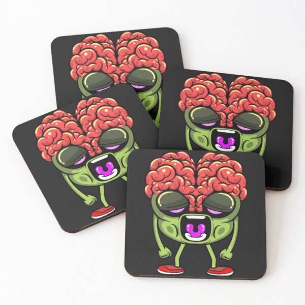 Item preview, brain character cartoon designed and sold by behold27.