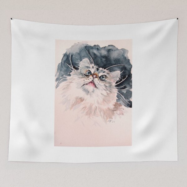 Item preview, Cute cat portrait designed and sold by kovacsannabrigi.