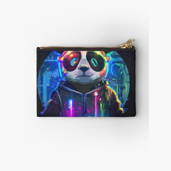 Item preview, Futuristic Frenzy: Neon Panda Pop Art - 4k - light designed and sold by Cosmic-graphics.