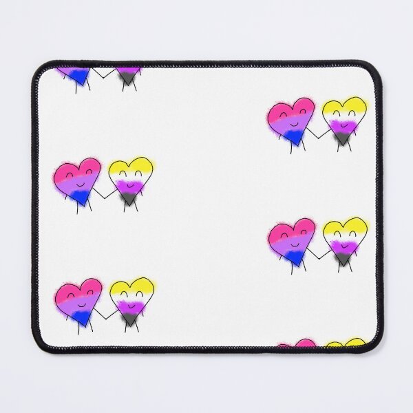 Item preview, Valentines Day Doodle Bisexual NonBinary designed and sold by ECKDesign.