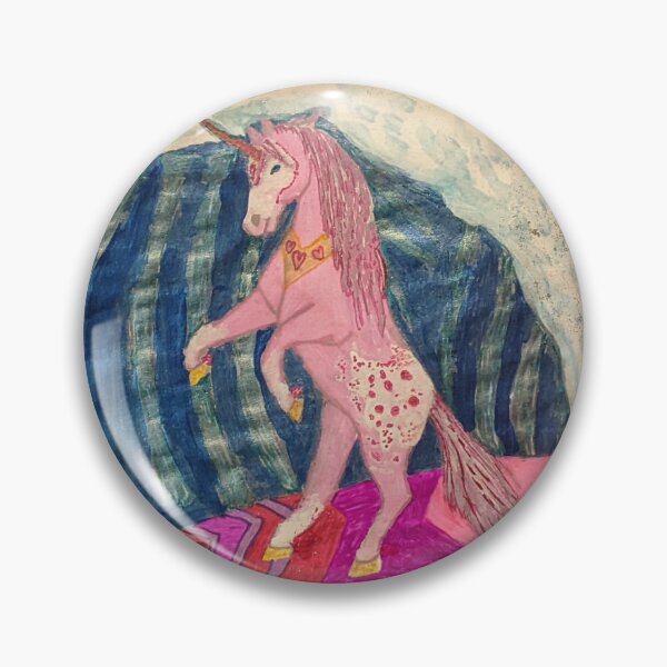 Artikelvorschau, " Val" (Light pink Surfing Unicorn  entworfen und verkauft von MauiMAD.