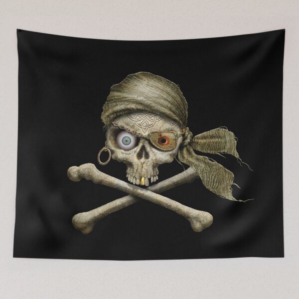 Item preview, Pirate crossbones by Maxine Gadd  designed and sold by Maxine Gadd.
