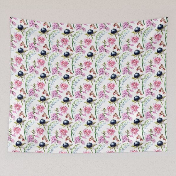 Item preview, Poisonous Plants Pattern designed and sold by Katariina Purru.