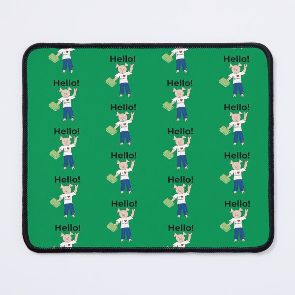 Item preview, Green, Hello!  I love books and reading! Cute pig introvert  designed and sold by PiggingJapan.