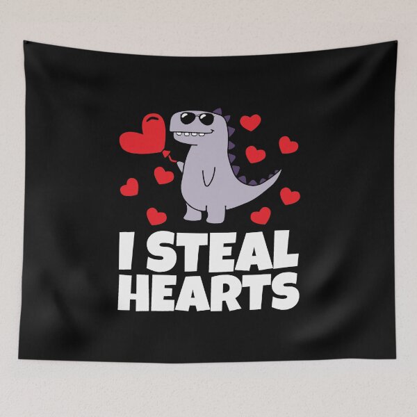 Item preview, I steal hearts - valentines day designed and sold by sweary12.