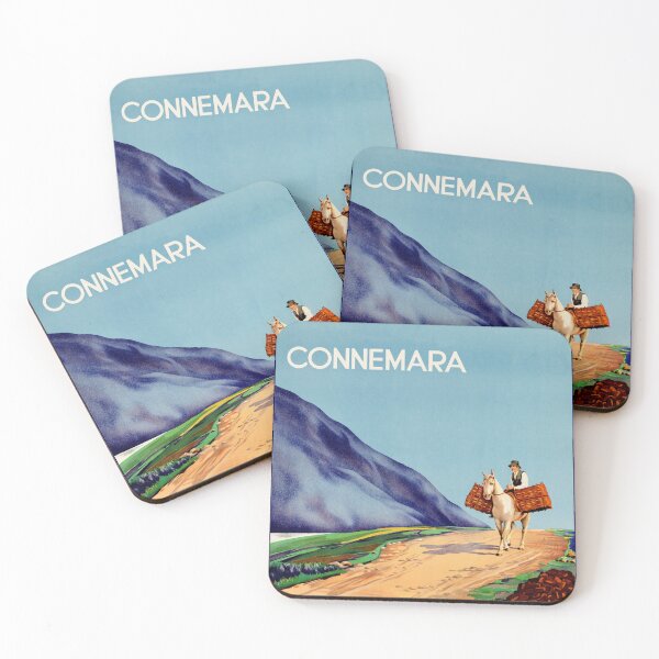 Item preview, CONNEMARA The Old Bog Road Great Southern Rys Railways 1930s Travel Poster designed and sold by retroposters.