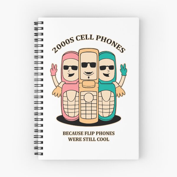 Item preview, My old cell phone, because flip phones were still cool designed and sold by Design_for_merch.