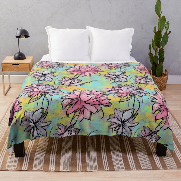 Item preview, Pale Neon Flower Pattern designed and sold by Ai-Florist.