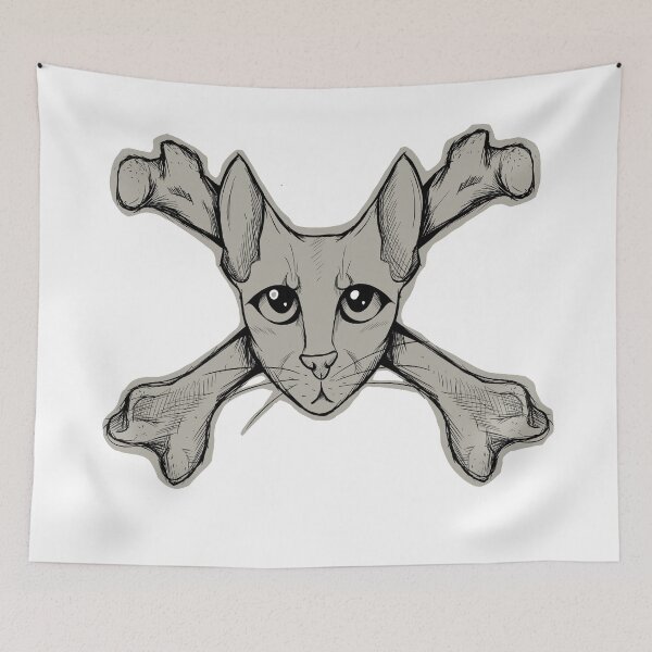 Item preview, Cat & Crossbones designed and sold by Killian Odom.