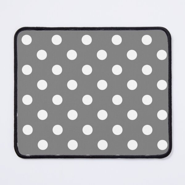 Item preview, White Polka Dots on Grey designed and sold by POLKAIWERX.