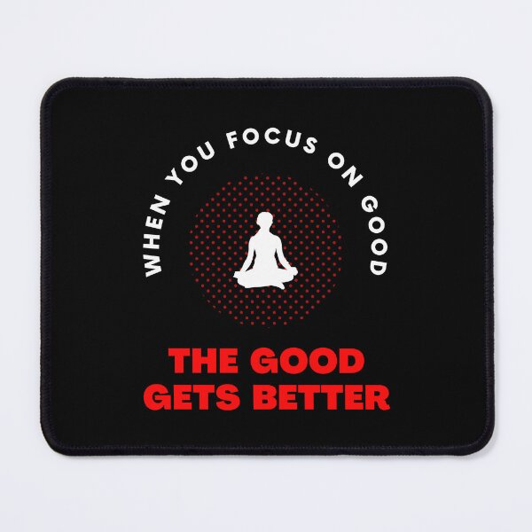 Item preview, When you focus on good yoga motivational design designed and sold by DigitalMagShop.