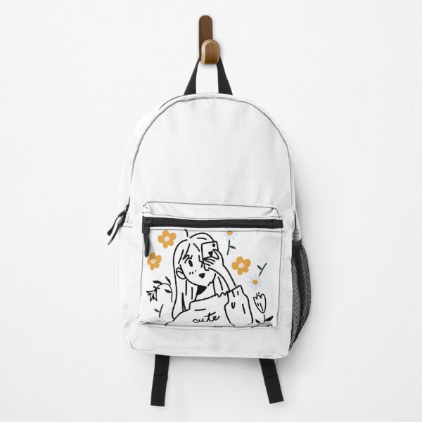 Item preview, Girl holding a phone designed and sold by PrintsPassion.